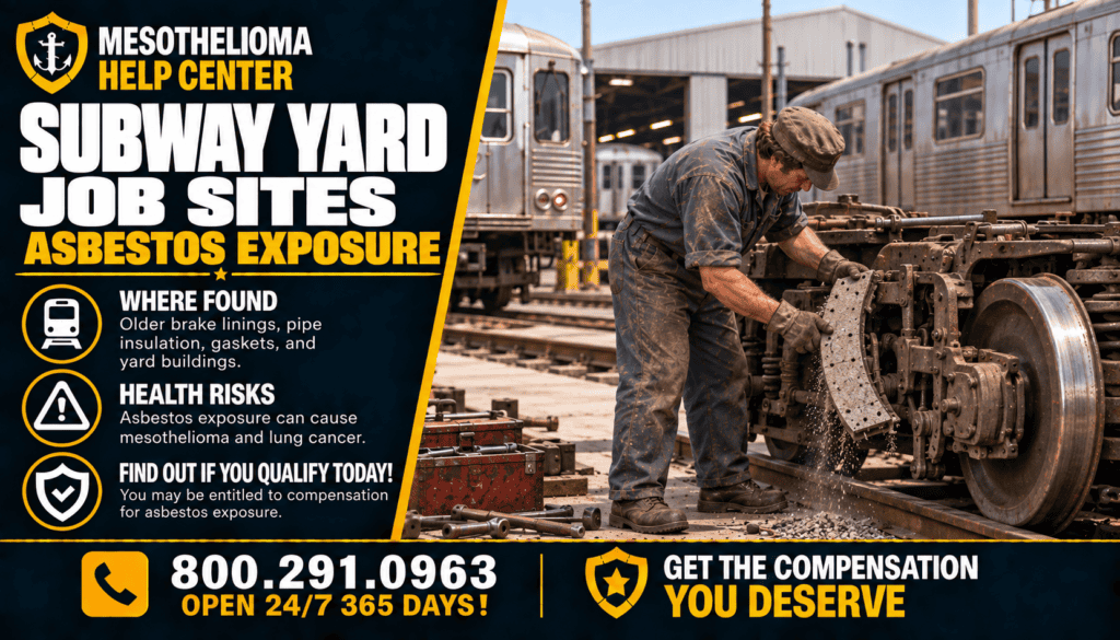 Subway Yard Job Sites Asbestos Exposure