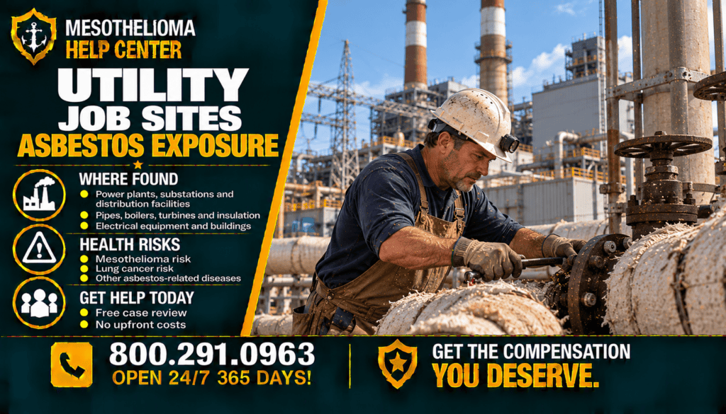 Utility Job Sites Asbestos Exposure - Mesothelioma